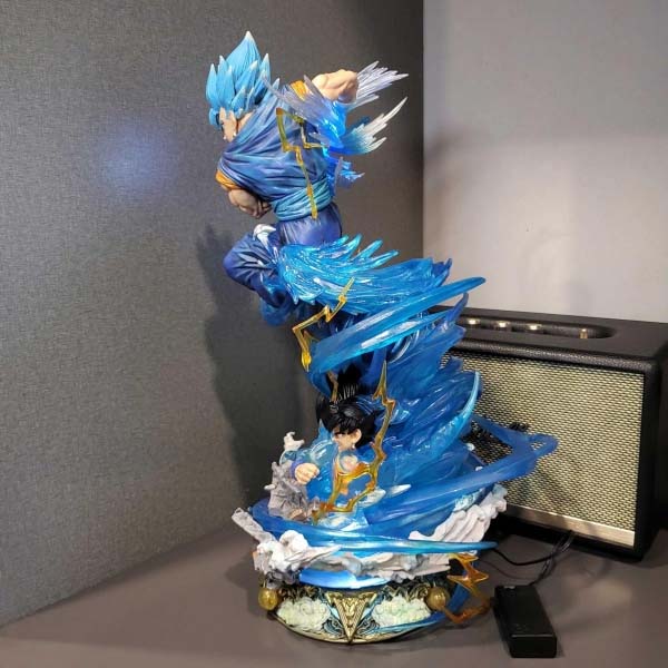 Mô hình Vegito Super Saiyan 3 đầu BẢN CAO CẤP có LED 45 cm - Dragon Ball