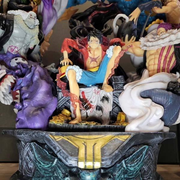 Mô hình Luffy Throne - LS studio - Hàng F1 - One Piece