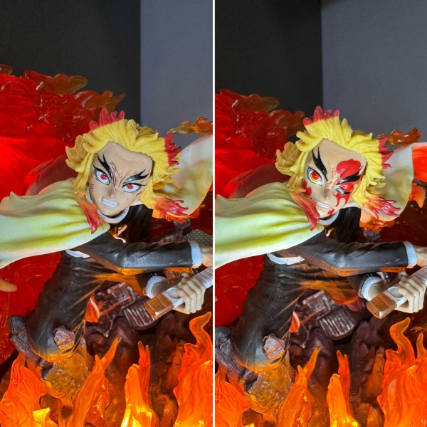 Mô hình Rengoku Viêm Hổ 27 cm có LED - Kimetsu No Yaiba