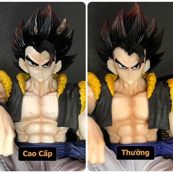 Mô hình Gogeta ngồi chống tay 3 đầu 22 cm - Dragon Ball