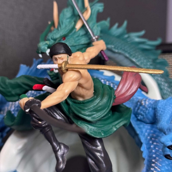 Mô hình Zoro tam long 25 cm bản nhỏ - One Piece