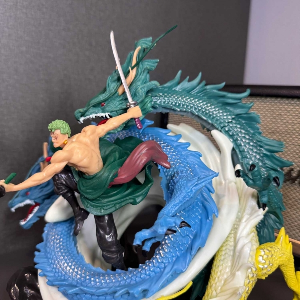 Mô hình Zoro tam long 25 cm bản nhỏ - One Piece