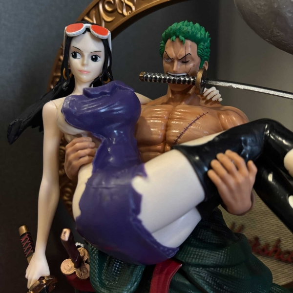 Mô hình Zoro và Robin 40 cm có LED - One Piece