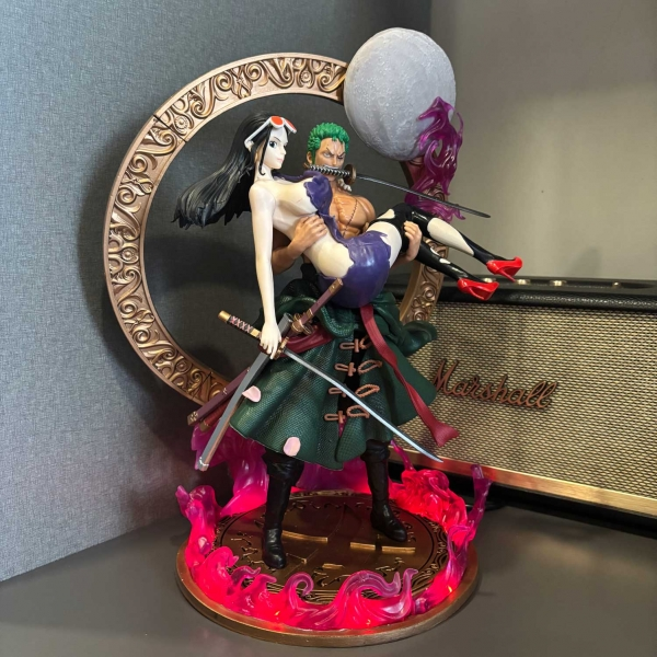 Mô hình Zoro và Robin 40 cm có LED - One Piece