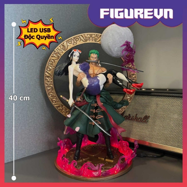 Mô hình Zoro và Robin 40 cm có LED - One Piece