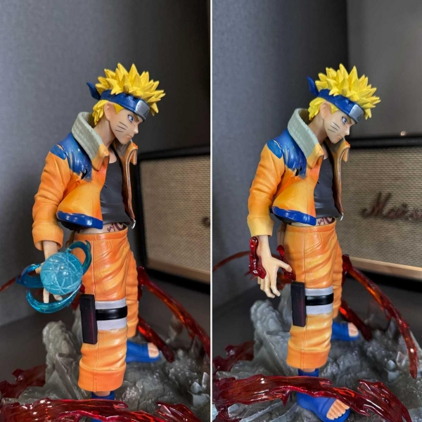 Mô hình Naruto nổi giận 25 cm 2 đầu thay thế - Naruto