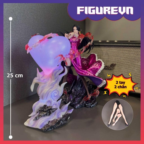 [Bản Full] Mô hình Boa Hancock bắn tim 25 cm có LED - One Piece