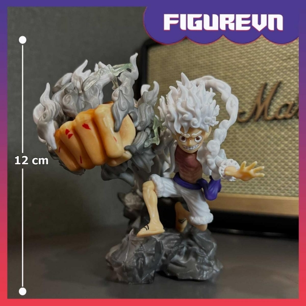 Mô hình Luffy Gear 5 Nika chiến đấu 12 cm - One Piece