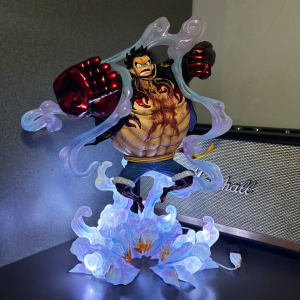 Mô hình Luffy Gear 4 siêu nét 38 cm có LED  - One Piece