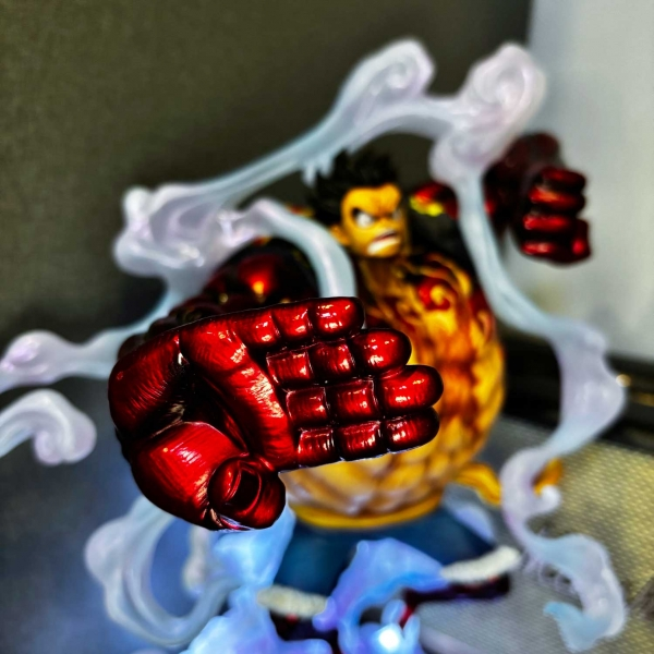 Mô hình Luffy Gear 4 siêu nét 38 cm có LED  - One Piece