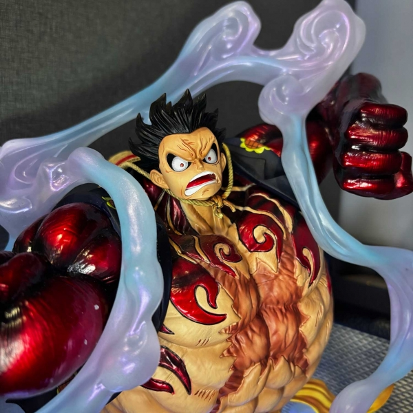 Mô hình Luffy Gear 4 siêu nét 38 cm có LED  - One Piece