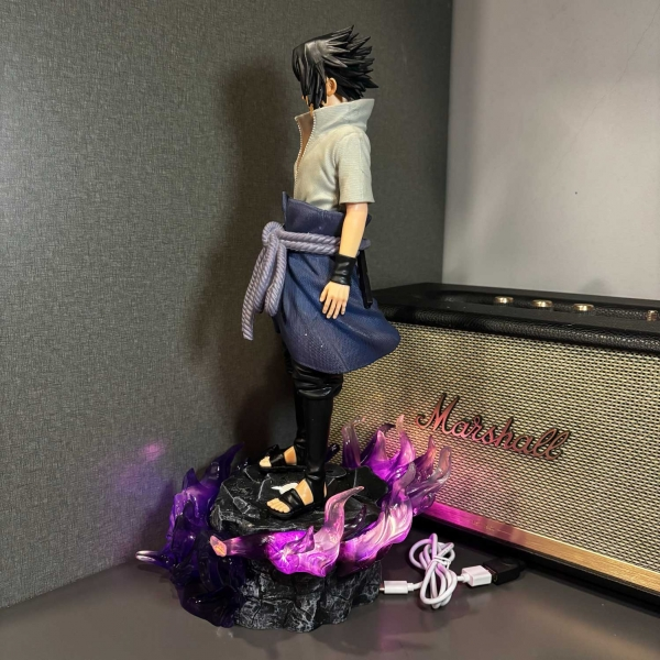 Mô hình Sasuke 38 cm 2 đầu có LED usb - Naruto
