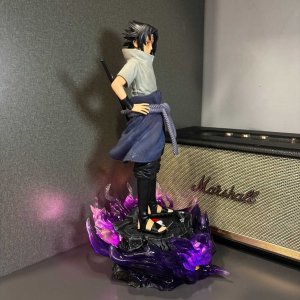 Mô hình Sasuke 38 cm 2 đầu có LED usb - Naruto