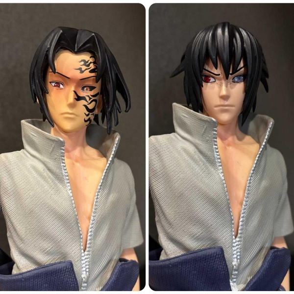 Mô hình Sasuke 38 cm 2 đầu có LED usb - Naruto