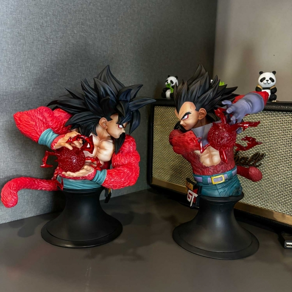Mô hình bán thân Goku và Vegeta SSJ4 24 cm - Dragon Ball