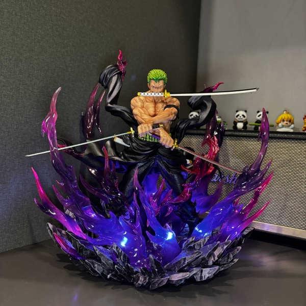 Mô hình Zoro Siêu Ngầu 30 cm JT studio có LED - One Piece