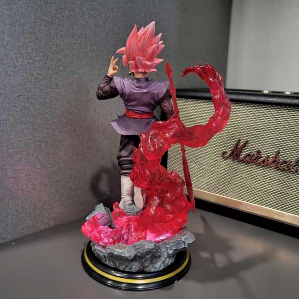 Mô hình Black Goku Super Saiyan Rose 28 cm có LED - Dragon Ball