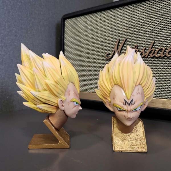 Mô hình Vegeta chiến đấu 3 đầu 45 cm có LED - Dragon Ball