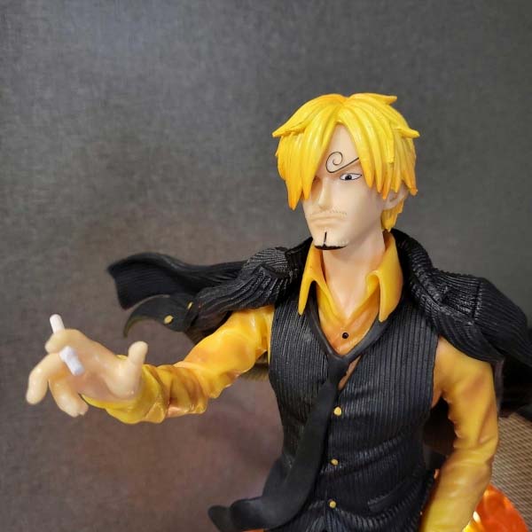 Mô hình Sanji vest đen 40 cm có LED (usb) - One Piece