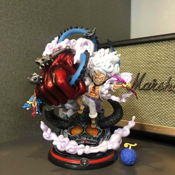 Mô hình Luffy vs Kaido 20 cm có LED - One Piece