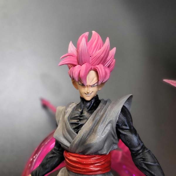 Mô hình Black Goku Rose 2 đầu 48 cm có LED (usb độc quyền) - Dragon Ball