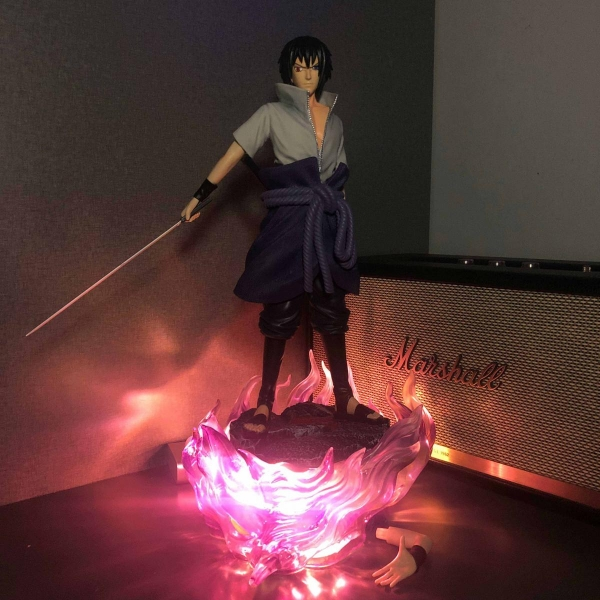 Mô hình Sasuke 38 cm có LED usb - Naruto