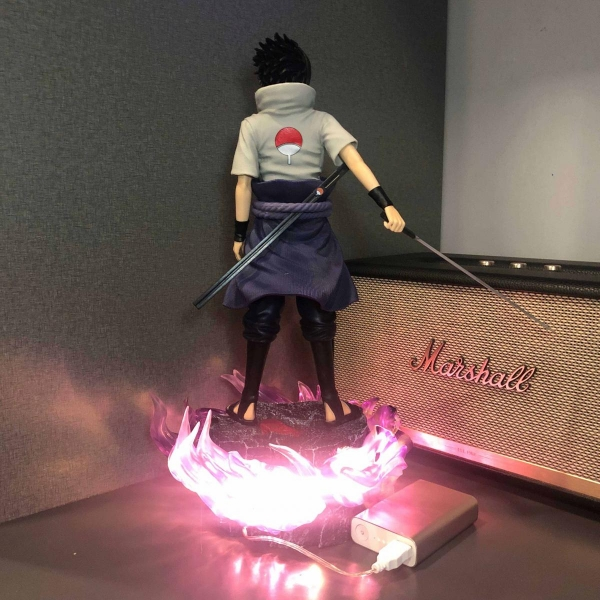 Mô hình Sasuke 38 cm có LED usb - Naruto