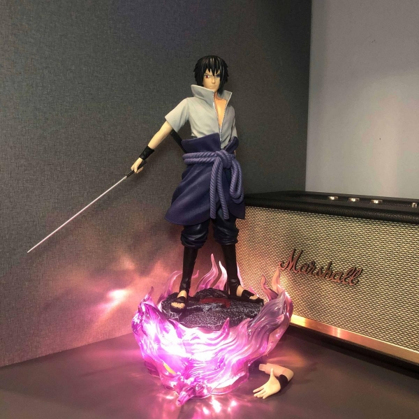 Mô hình Sasuke 38 cm có LED usb - Naruto