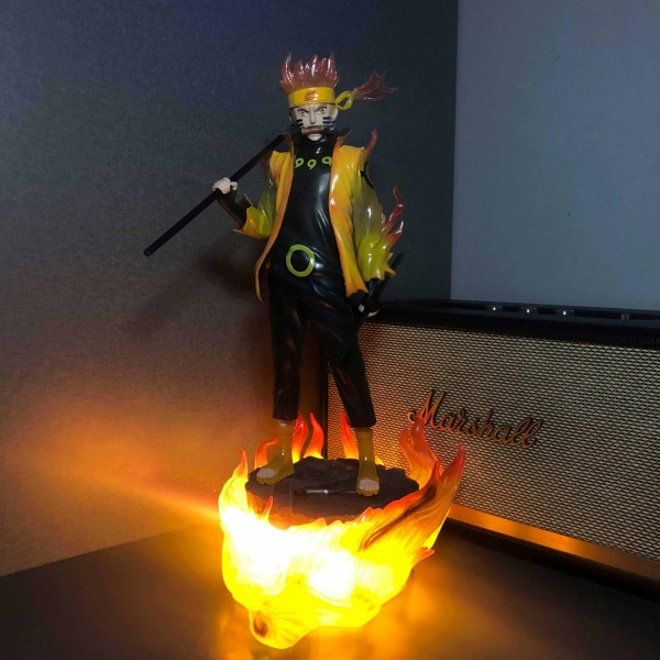 Mô hình Naruto nổi giận 38 cm có LED usb - Naruto