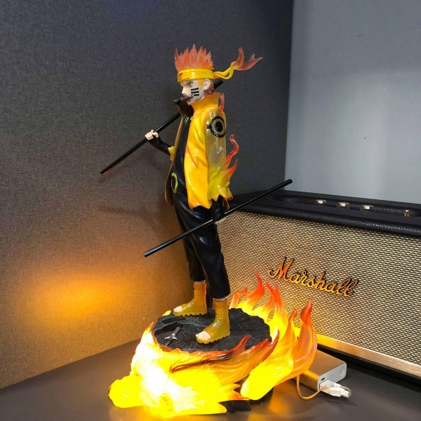 Mô hình Naruto nổi giận 38 cm có LED usb - Naruto