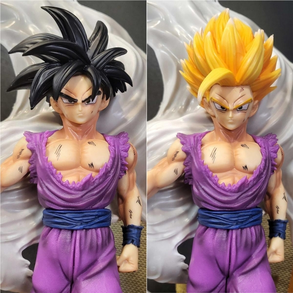 Mô hình Gohan áo choàng 37 cm 2 đầu có LED usb - Dragon Ball