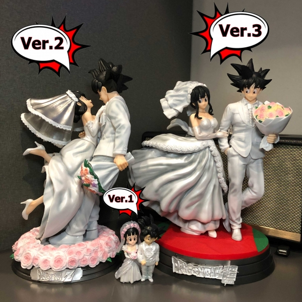 Mô hình đám cưới Goku và Chichi 9 cm (version 1)