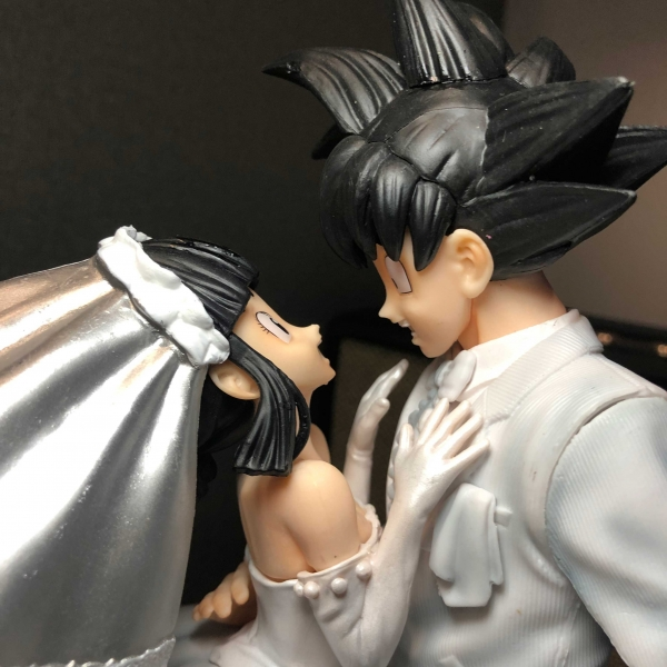 Mô hình đám cưới Goku và Chichi 31 cm (version 2) - Dragon Ball