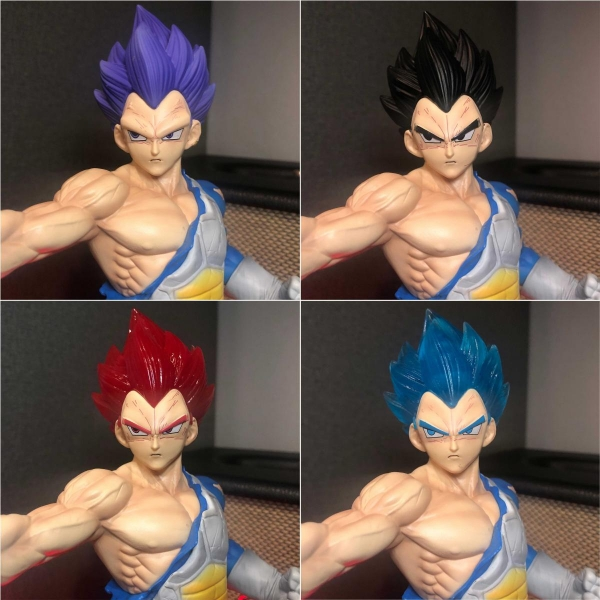 Mô hình Vegeta kèm 8 đầu 29 cm có LED (usb) - Dragon Ball