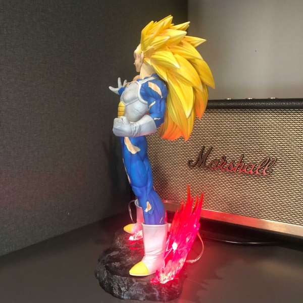 Mô hình Vegeta kèm 8 đầu 29 cm có LED (usb) - Dragon Ball