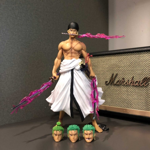 Mô hình Zoro 24 cm (4 đầu + hiệu ứng) - One Piece