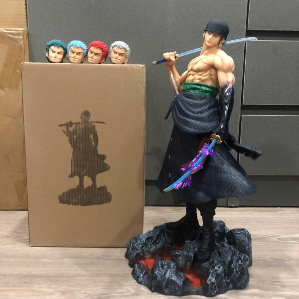 Mô hình Zoro cực ngầu 5 đầu 50 cm - One Piece