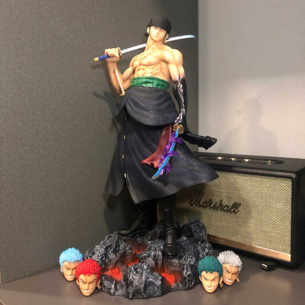 Mô hình Zoro cực ngầu 5 đầu 50 cm - One Piece