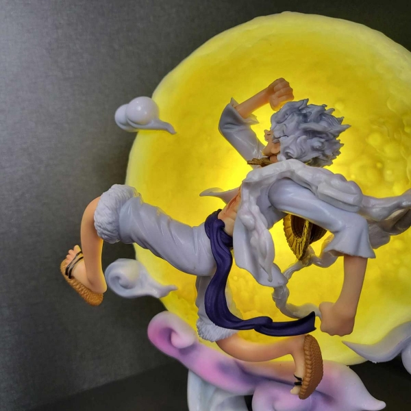 Mô hình Luffy Gear 5 ánh trăng 29 cm có LED - One Piece