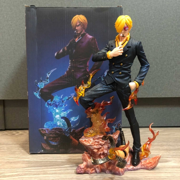 Mô hình Sanji hắc cước 25 cm có LED - One Piece