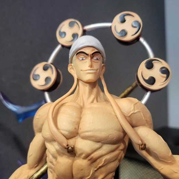 Mô hình Thần Enel 38 cm có LED 3 đầu - One Piece