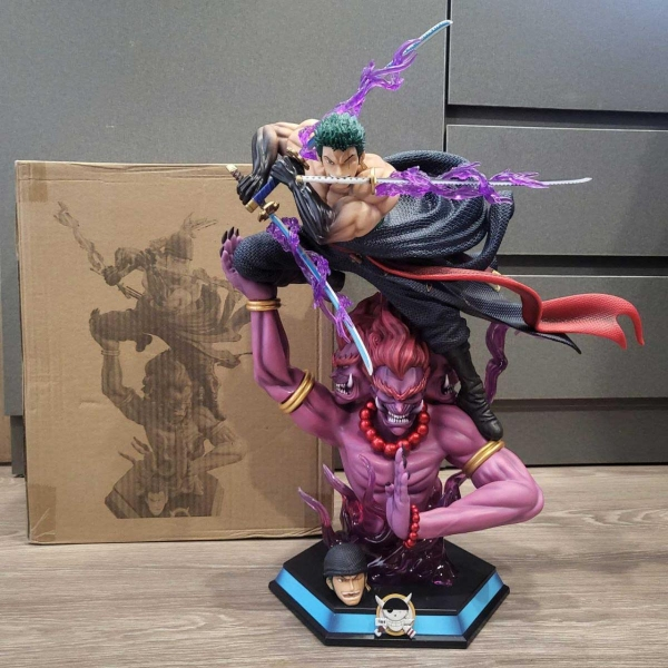 Mô hình Zoro Asura 50 cm có LED 2 đầu- One Piece