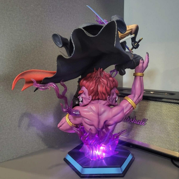 Mô hình Zoro Asura 50 cm có LED 2 đầu- One Piece