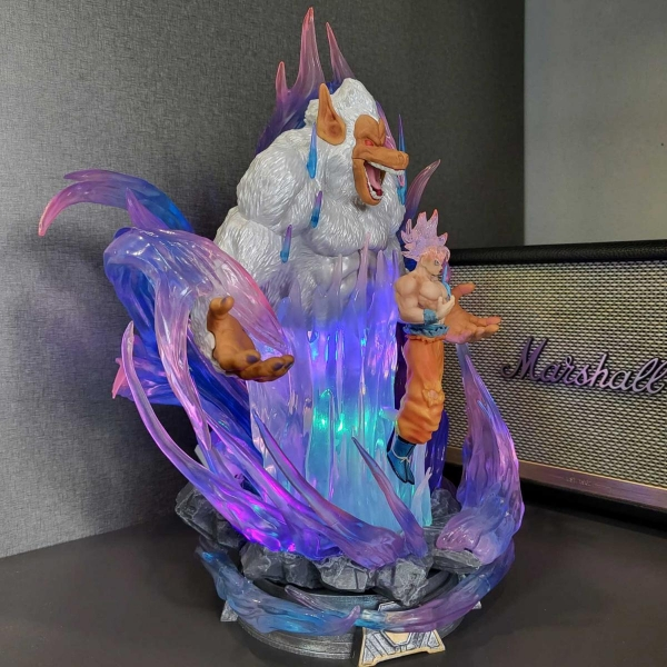 Mô hình Son Goku vô cực hóa khỉ 30 cm có LED - Dragon Ball