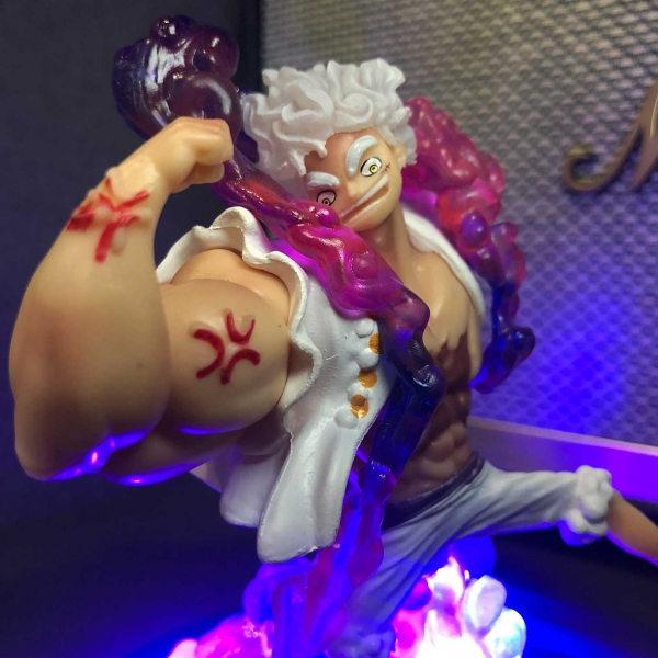 Mô hình Luffy Gear 5 10 cm có LED - One Piece