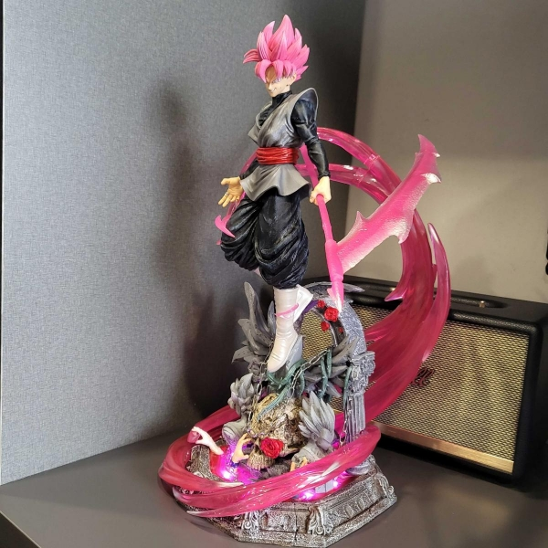 Mô hình Black Goku Rose 2 đầu 48 cm có LED - Dragon Ball