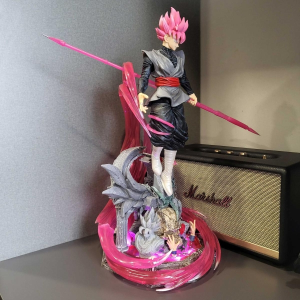 Mô hình Black Goku Rose 2 đầu 48 cm có LED - Dragon Ball