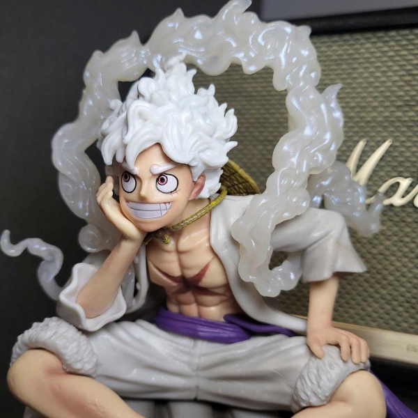 Mô hình Luffy G5 ngồi cười siêu kute 15 cm - One Piece