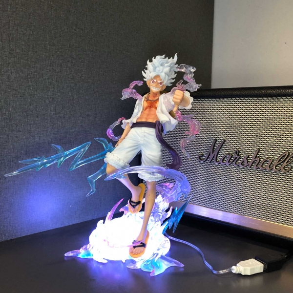 Mô hình Luffy Gear 5 chiến thắng 23 cm có LED - One Piece