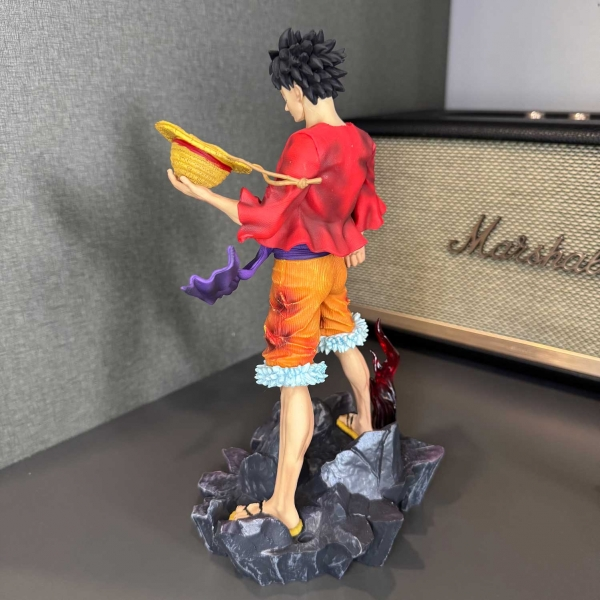 Mô hình Luffy Tứ Hoàng nổi giận 2 đầu 24 cm - One Piece